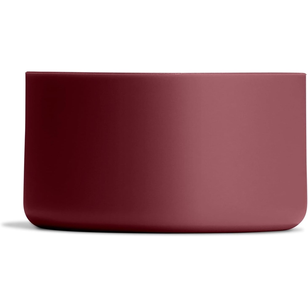 image:imageHydro Flask Bottle Boot Bottom Protector Sleeve Silicone Water Bottle Accessory Medium Burgundy