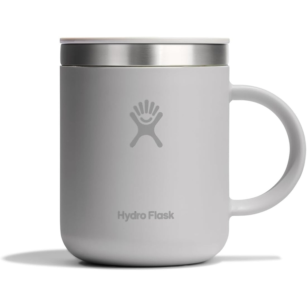 image:imageHydro Flask Coffee Mug Insulated Stainless Steel Non Spill Leak Resistant Travel Mug 24 Oz Palmer GreenTonal Birch Gray