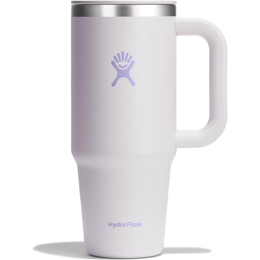 image:imageHydro Flask Coffee Travel Tumbler Mug Insulated Stainless Steel Leak Proof Hot amp Iced Coffee Cup 24 Oz BurgundyCould Pink