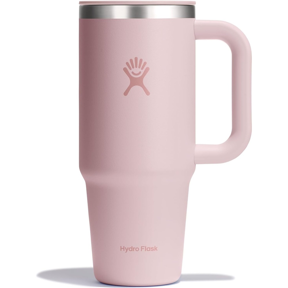 image:imageHydro Flask Coffee Travel Tumbler Mug  Insulated Stainless Steel Leak Proof Hot amp Iced Coffee Cup 24 Oz BurgundyTrillium