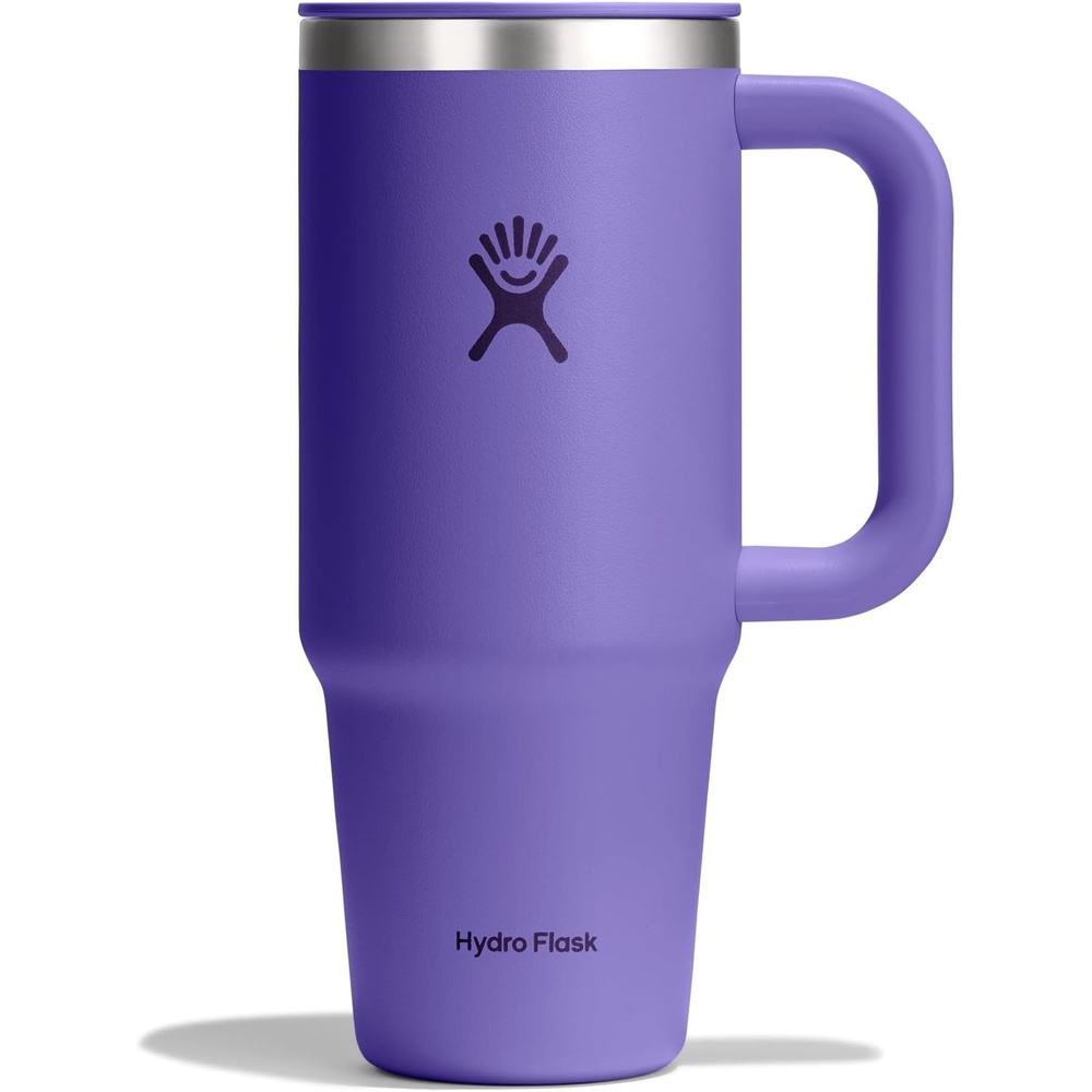 image:imageHydro Flask Coffee Travel Tumbler Mug Insulated Stainless Steel Leak Proof Hot amp Iced Coffee Cup 24 Oz BurgundyUtopia Purple