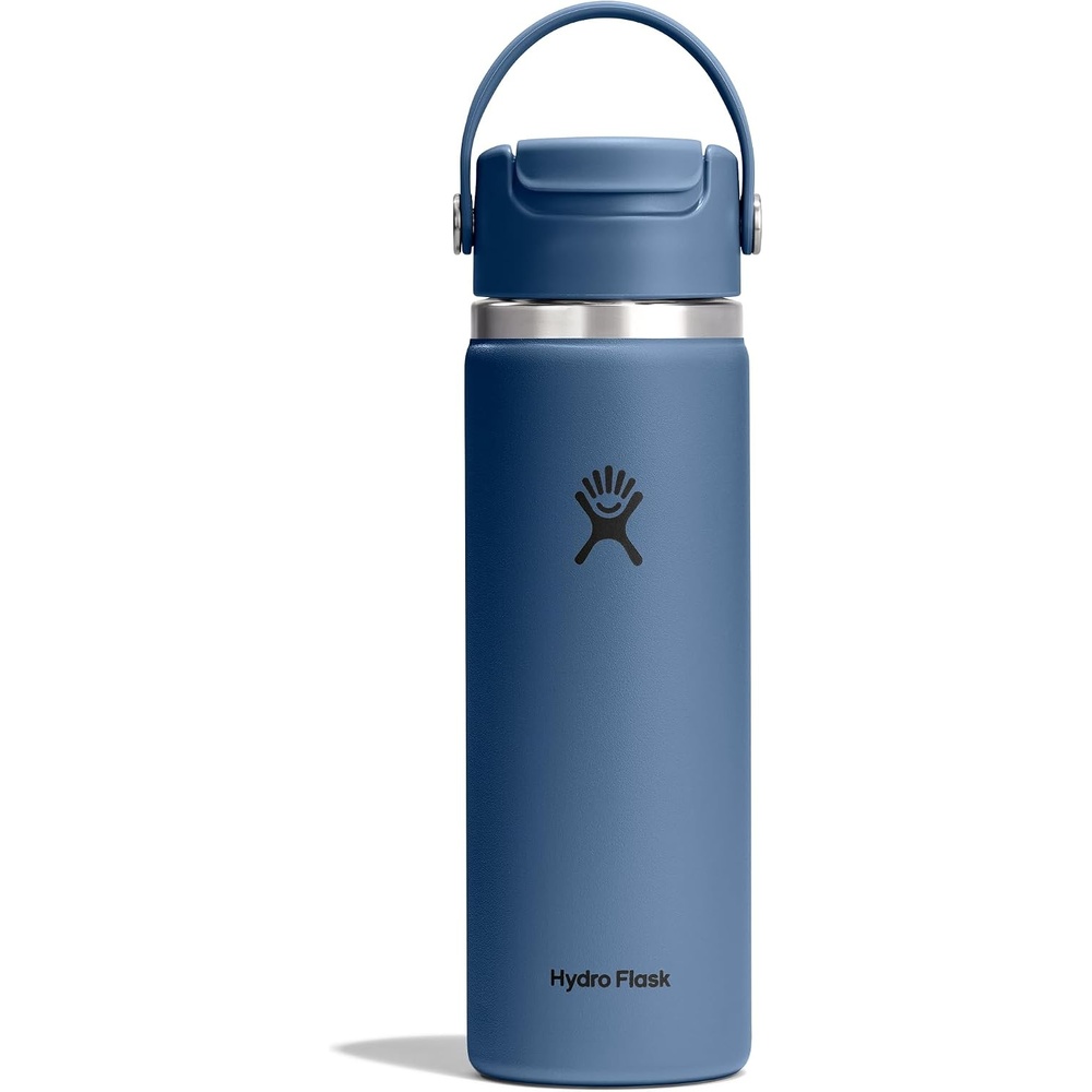 image:imageHydro Flask Flip Sip Coffee Tumbler Mug  Insulated Stainless Steel Non Spill Leak Proof Travel Coffee Cup 20 Oz BlackHARBOR BLUE