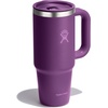 Hydro Flask Coffee Travel Tumbler Mug – Insulated Stainless Steel, Leak Proof Hot & Iced Coffee Cup 24 Oz Burgundy(Beachplum Purple)