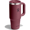 Hydro Flask Coffee Travel Tumbler Mug – Insulated Stainless Steel, Leak Proof Hot & Iced Coffee Cup 24 Oz Burgundy(Burgundy)