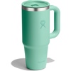 Hydro Flask Coffee Travel Tumbler Mug – Insulated Stainless Steel, Leak Proof Hot & Iced Coffee Cup 24 Oz Burgundy(Mermaid Green)