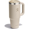 Hydro Flask Coffee Travel Tumbler Mug – Insulated Stainless Steel, Leak Proof Hot & Iced Coffee Cup 24 Oz Burgundy(Oat)