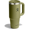 Hydro Flask Coffee Travel Tumbler Mug – Insulated Stainless Steel, Leak Proof Hot & Iced Coffee Cup 24 Oz Burgundy(Palmer Green)