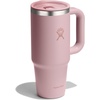 Hydro Flask Coffee Travel Tumbler Mug – Insulated Stainless Steel, Leak Proof Hot & Iced Coffee Cup 24 Oz Burgundy(Trillium)