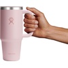 Hydro Flask Coffee Travel Tumbler Mug – Insulated Stainless Steel, Leak Proof Hot & Iced Coffee Cup 24 Oz Burgundy(Trillium)