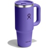 Hydro Flask Coffee Travel Tumbler Mug – Insulated Stainless Steel, Leak Proof Hot & Iced Coffee Cup 24 Oz Burgundy(Utopia Purple)