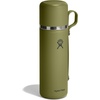 Hydro Flask Hot Flask & Cup – Insulated Stainless Steel, Hot Drink Travel Container for Coffee & Tea 36 Oz Palmer Green(PALMER GREEN)