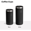 Hydro Flask Travel Coffee Cup – Insulated Stainless Steel, Non-Spill, Leak Proof To-Go Coffee Tumbler 20 Oz Palmer Green(Harbor Blue)