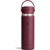 Hydro Flask Flip Sip Coffee Tumbler Mug – Insulated Stainless Steel, Non Spill, Leak Proof Travel Coffee Cup 20 Oz Black(Burgundy)