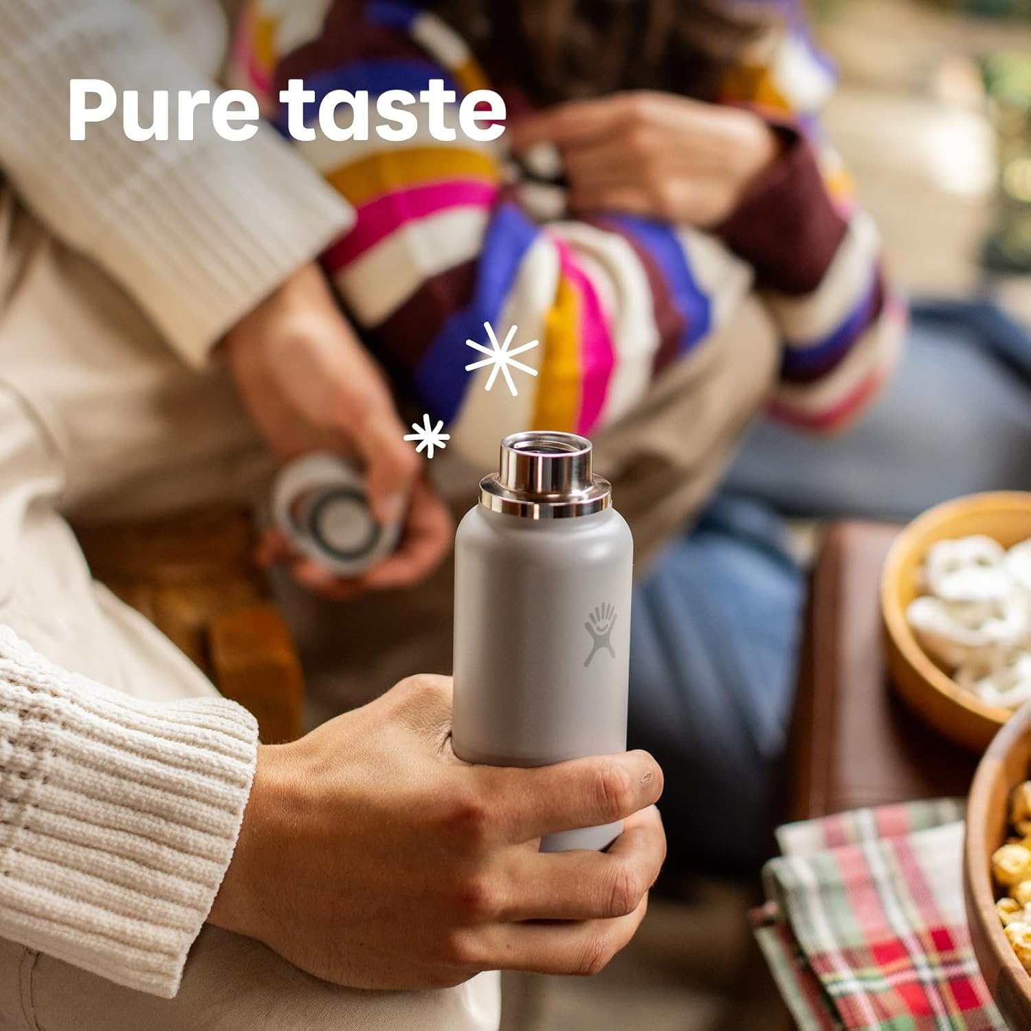 image:imageHydro Flask Burgundy Micro Hydro Bottle 200 ml 1 EAGloss Ivory