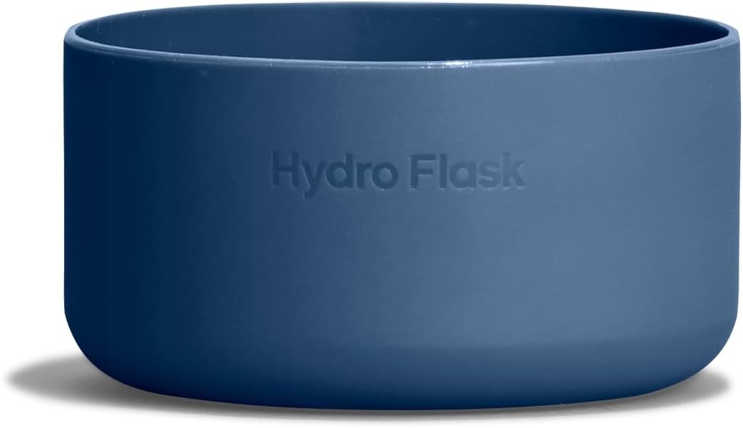 image:imageHydro Flask Micro Boot Bottom Protector Sleeve Silicone Water Bottle Accessory 300 ml 10 Oz Harbor BlueHARBOR BLUE