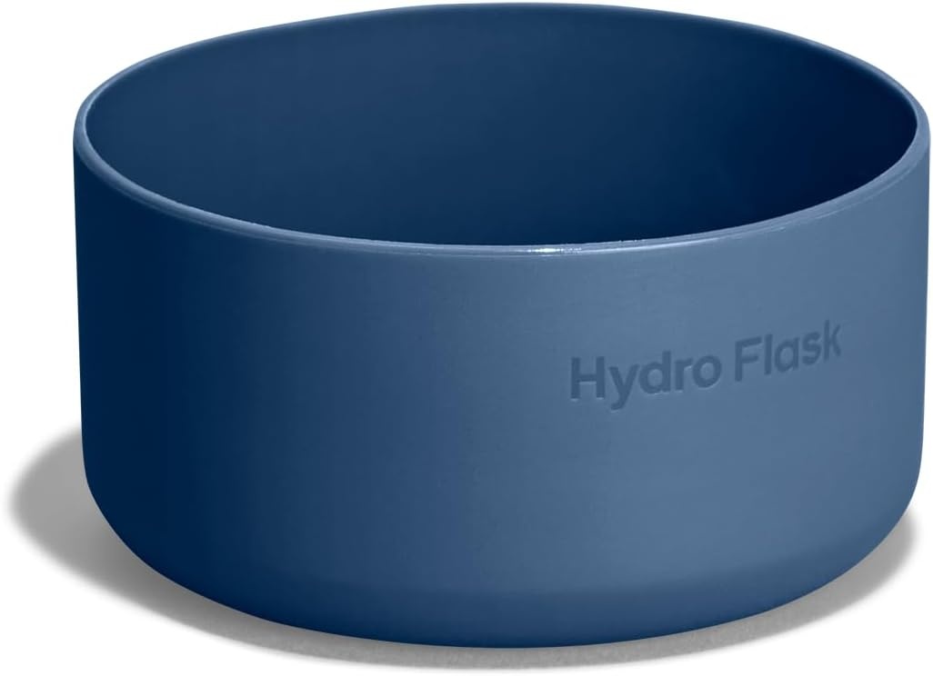 image:imageHydro Flask Micro Boot Bottom Protector Sleeve Silicone Water Bottle Accessory 300 ml 10 Oz Harbor BlueHARBOR BLUE