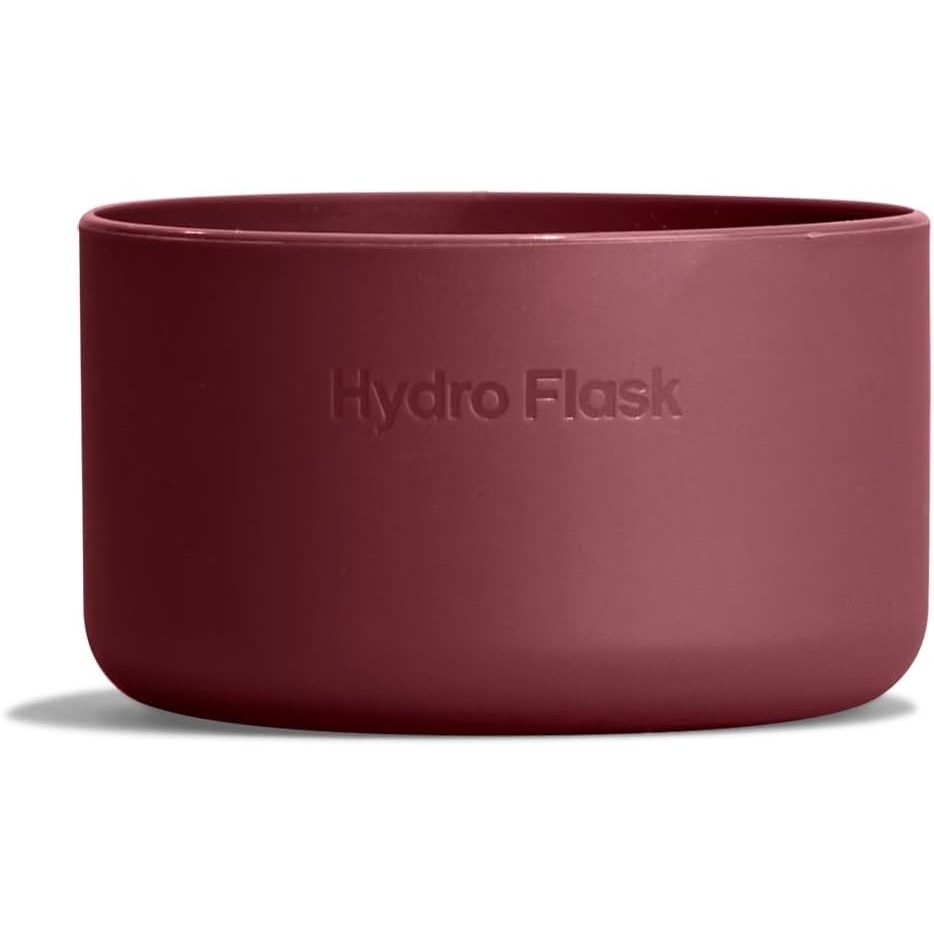 image:imageHydro Flask Micro Boot Bottom Protector Sleeve Silicone Water Bottle Accessory 200 ml 67 Oz Burgundy