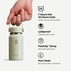 Hydro Flask Burgundy Micro Hydro Bottle 200 ml, 1 EA(Gloss Ivory)