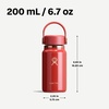 Hydro Flask Burgundy Micro Hydro Bottle 200 ml, 1 EA(Gloss Winterberry)