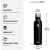 Hydro Flask 25 Oz Ceramic Wine Bottle Burgundy
